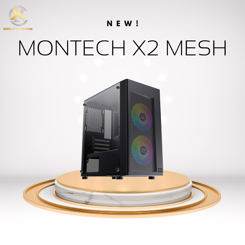 CASE MONTECH X2 MESH - Khôi lê PC